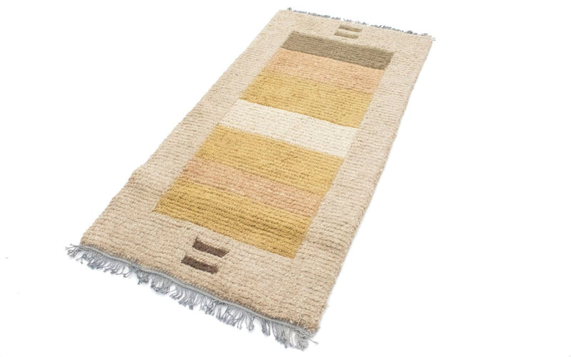 Nepal Teppich 70x140cm - Wollteppich - mehrfarbig
