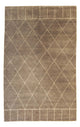 Designer Teppich 160x240cm - dunkelbraun