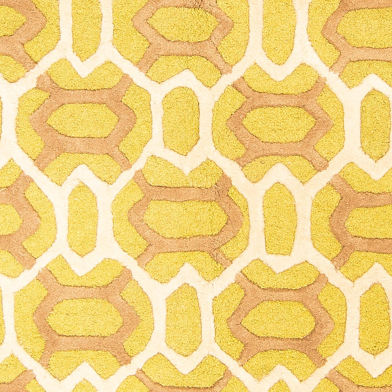 Wollteppich 180x260cm - gelb