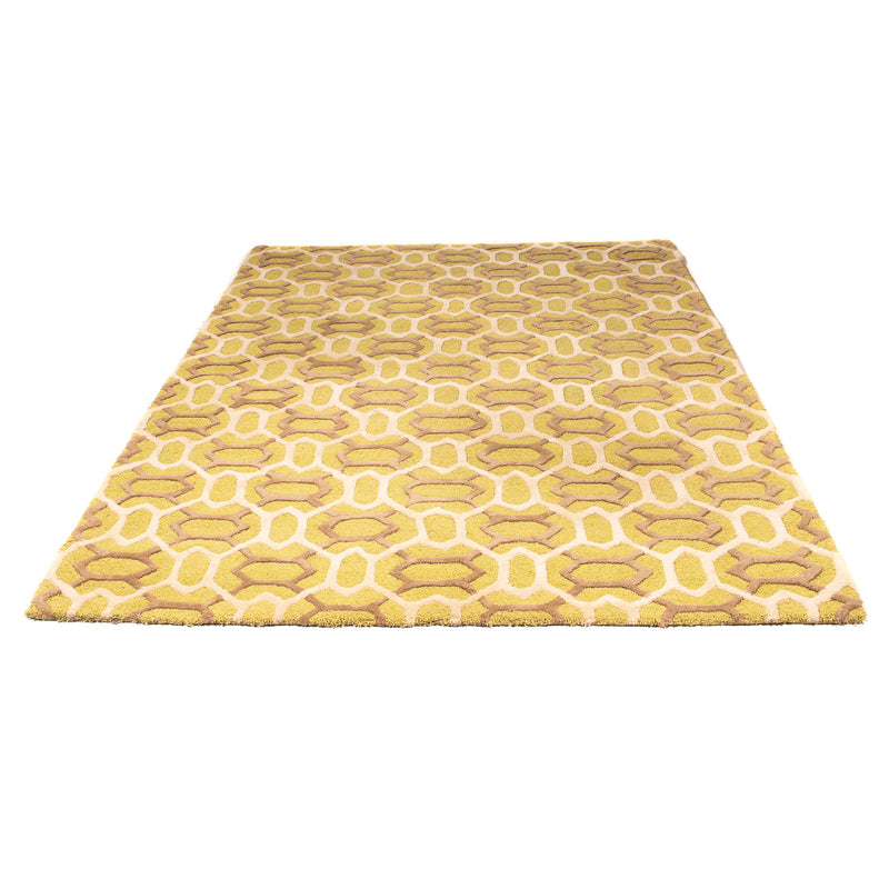 Wollteppich 180x260cm - gelb
