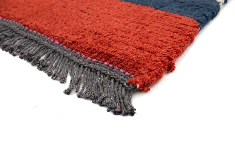 Nepal Teppich 70x140cm - Wollteppich - mehrfarbig