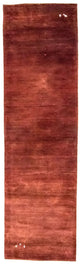 Loribaft Teppich Perser 81x280cm - Wollteppich - braun