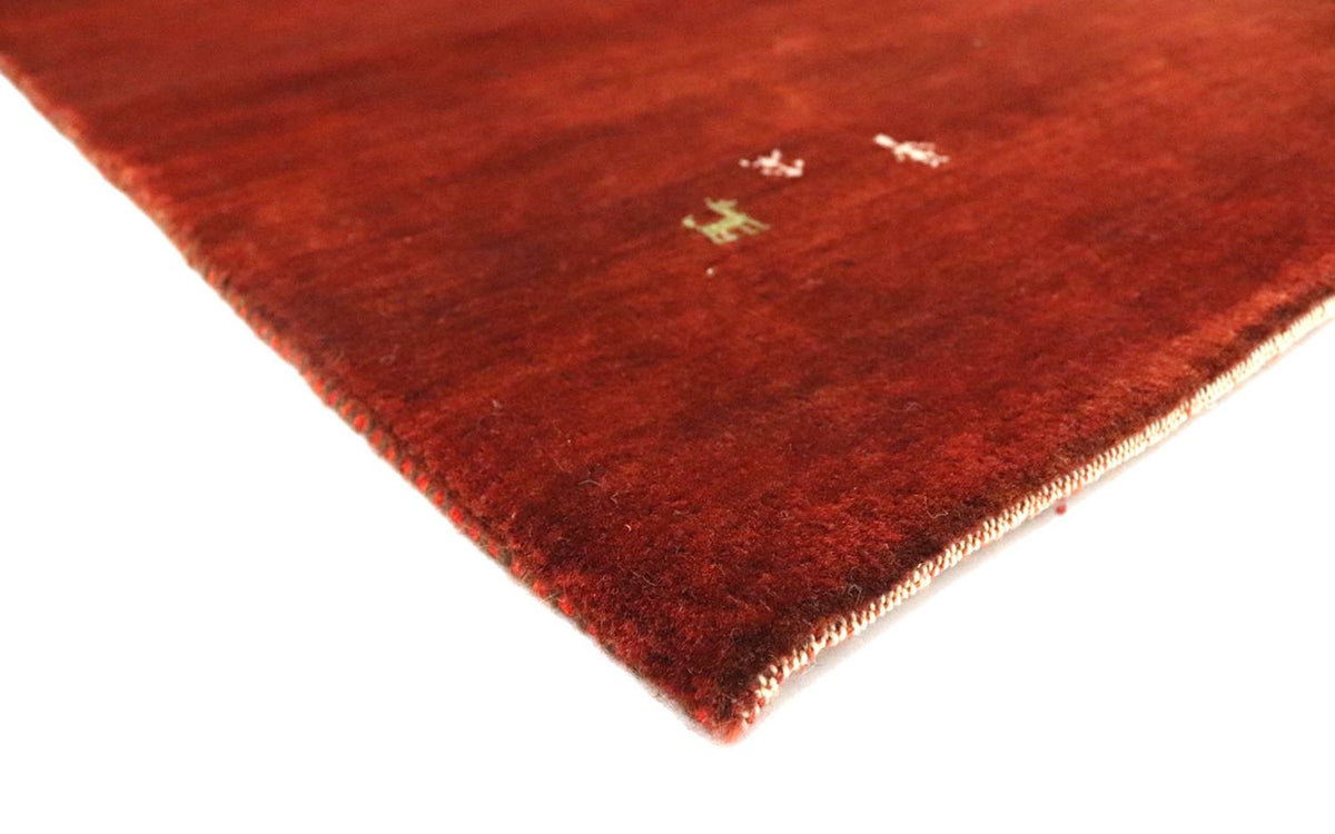 Loribaft Teppich Perser 81x280cm - Wollteppich - braun
