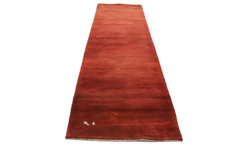 Loribaft Teppich Perser 81x280cm - Wollteppich - braun