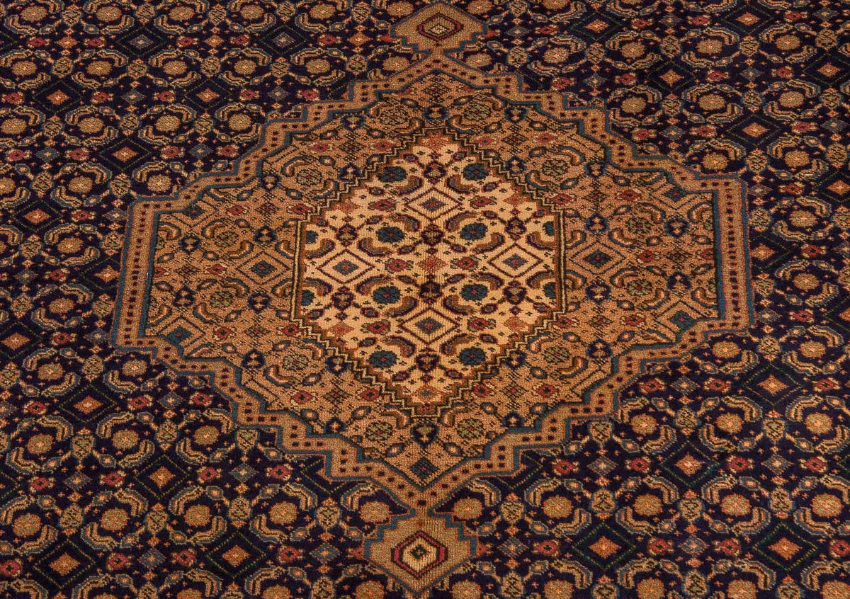 Ardebil Teppich 195x256cm - Perserteppich - blau
