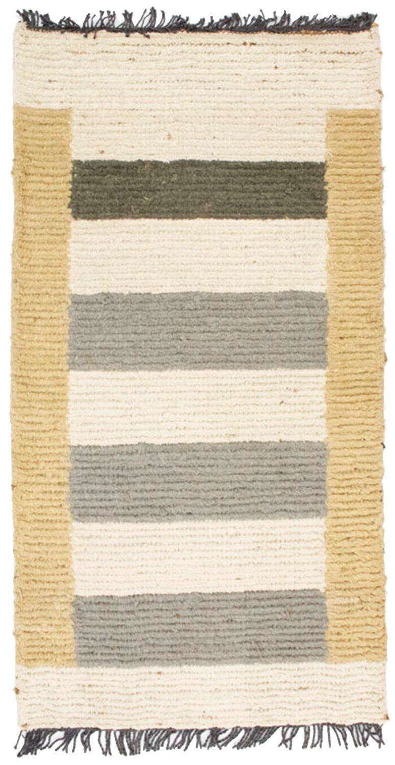 Nepal Teppich 70x140cm - Wollteppich - mehrfarbig