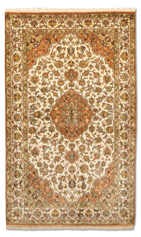 Kaschmir Seide Teppich 95x160cm - Orientteppich - beige – product image