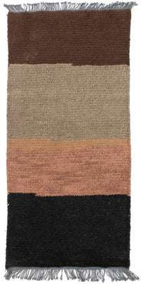 Nepal Teppich 70x140cm - Wollteppich - mehrfarbig – product image