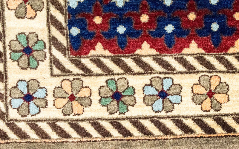 Loribaft Teppich Perser 197x303cm - Wollteppich - mehrfarbig