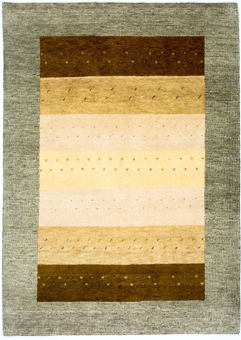 Gabbeh Teppich Indus 174x241cm - Wollteppich - mehrfarbig