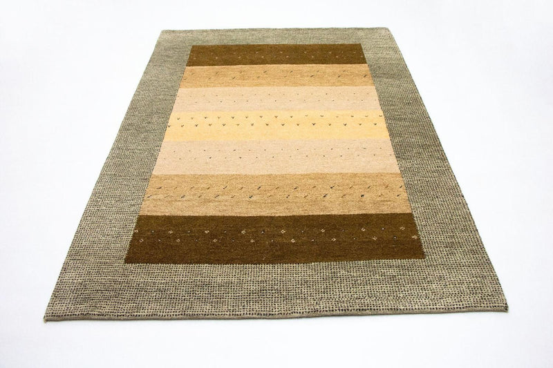 Gabbeh Teppich Indus 174x241cm - Wollteppich - mehrfarbig