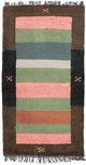 Nepal Teppich 70x140cm - Wollteppich - mehrfarbig