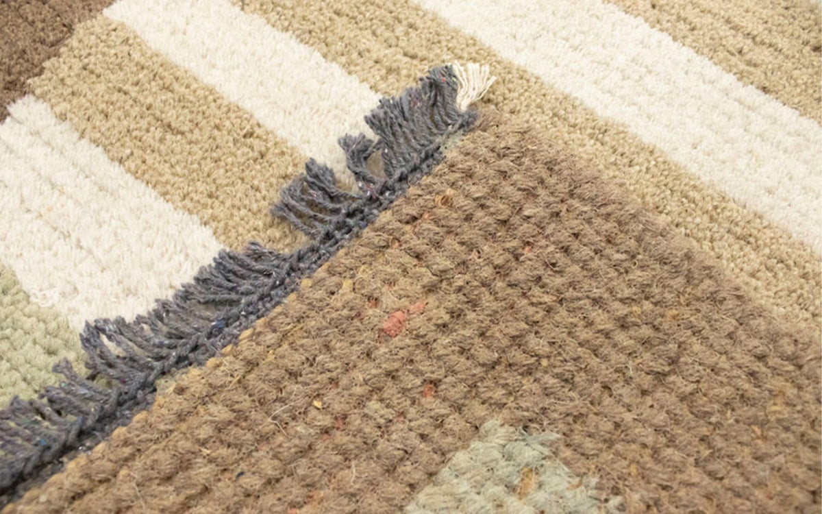 Nepal Teppich 70x140cm - Wollteppich - mehrfarbig