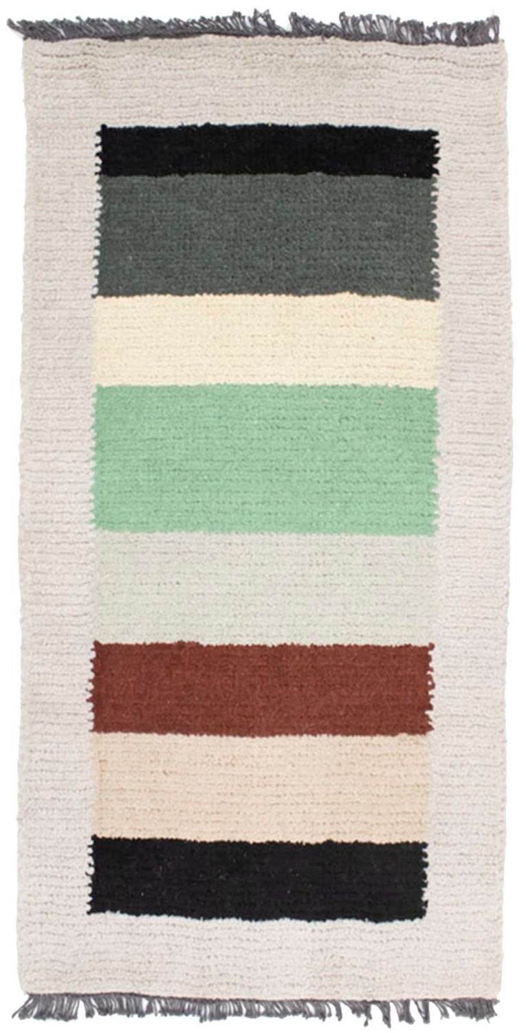 Nepal Teppich 70x140cm - Wollteppich - mehrfarbig