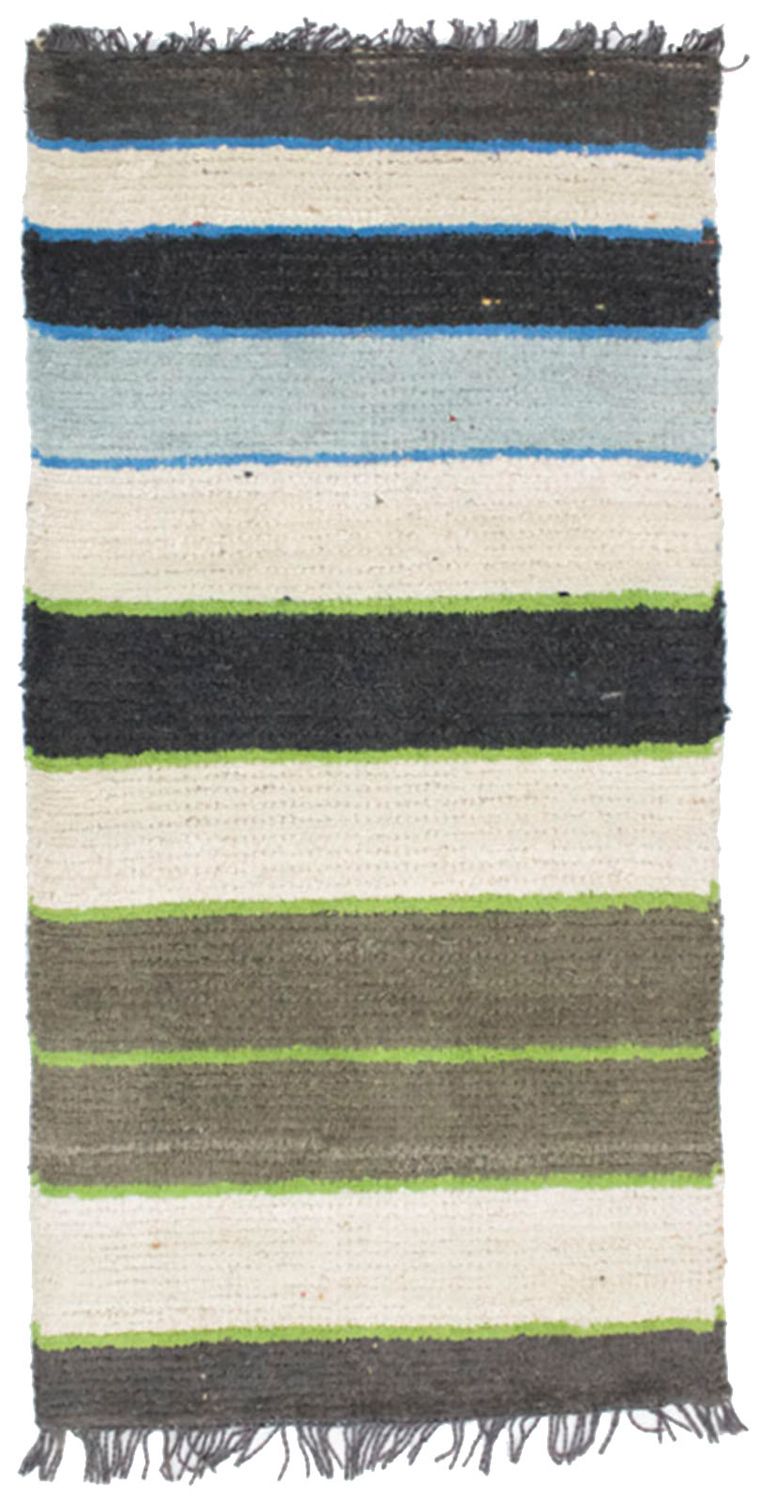 Nepal Teppich 70x140cm - Wollteppich - mehrfarbig