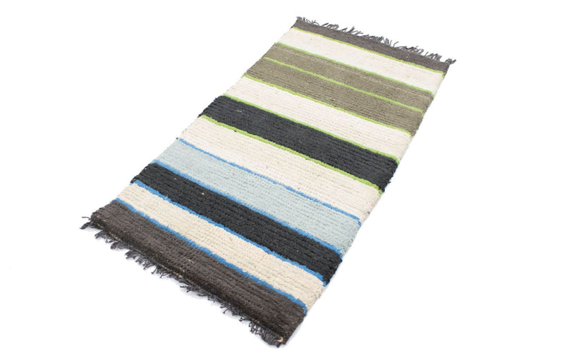 Nepal Teppich 70x140cm - Wollteppich - mehrfarbig