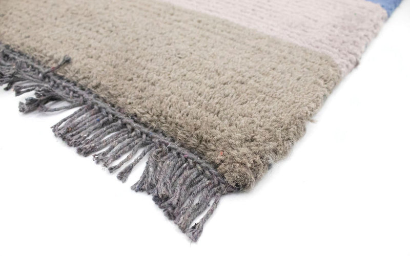 Nepal Teppich 70x140cm - Wollteppich - mehrfarbig