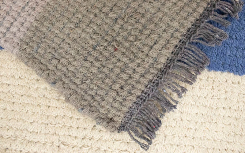 Nepal Teppich 70x140cm - Wollteppich - mehrfarbig
