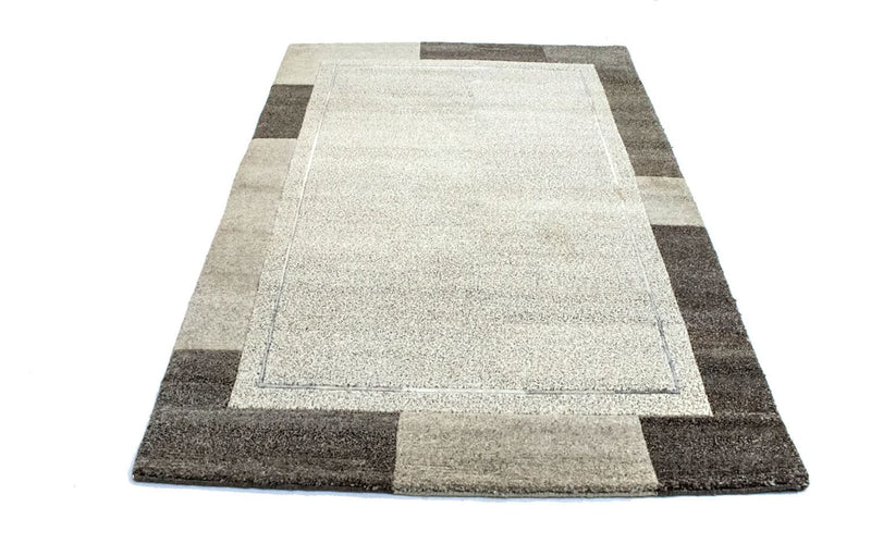 Nepal Teppich 119x180cm - Wollteppich - beige