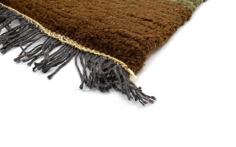 Nepal Teppich 70 x 140 cm - mehrfarbig