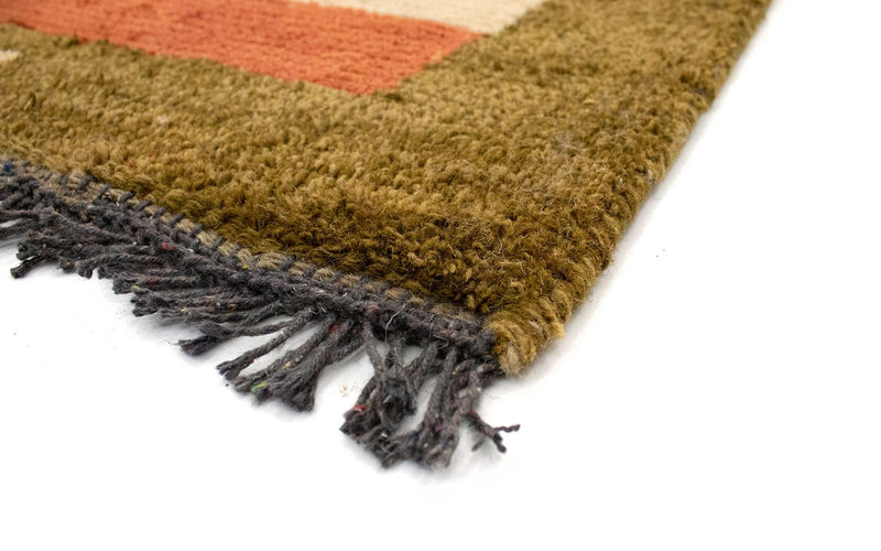 Nepal Teppich 70 x 140 cm - mehrfarbig