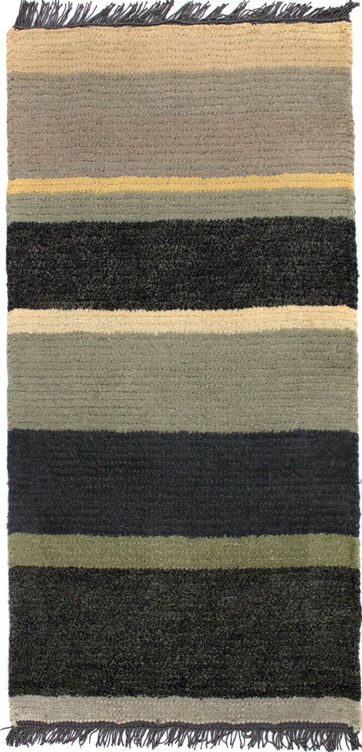 Nepal Teppich 70x140cm - Wollteppich - mehrfarbig
