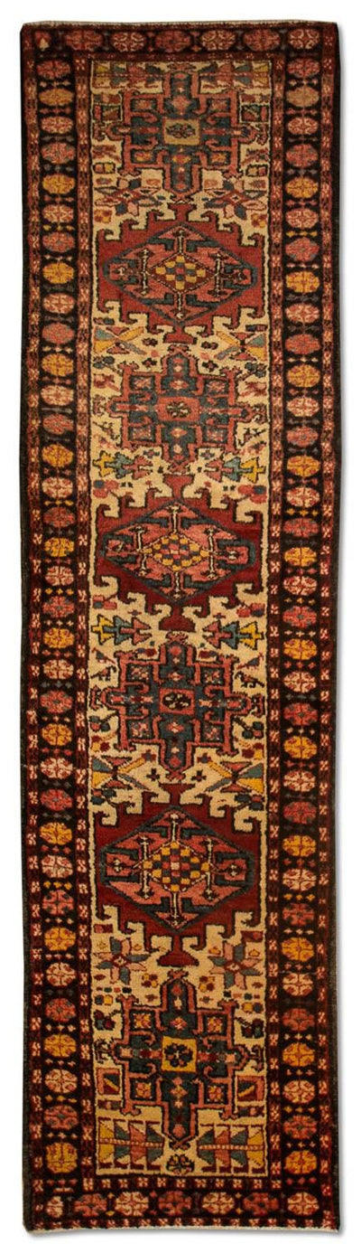 Hamadan Teppich 68x273cm - Perserteppich - rot