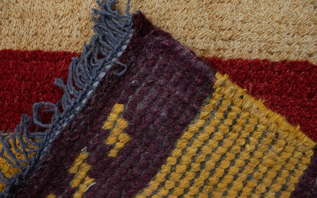 Nepal Teppich 70x140cm - Wollteppich - mehrfarbig