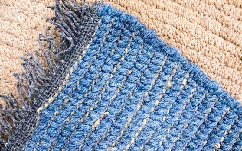 Nepal Teppich 70 x 140 cm - mehrfarbig