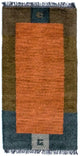 Nepal Teppich 70 x 140 cm - mehrfarbig