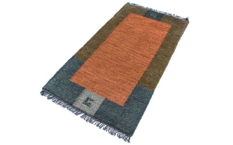 Nepal Teppich 70 x 140 cm - mehrfarbig