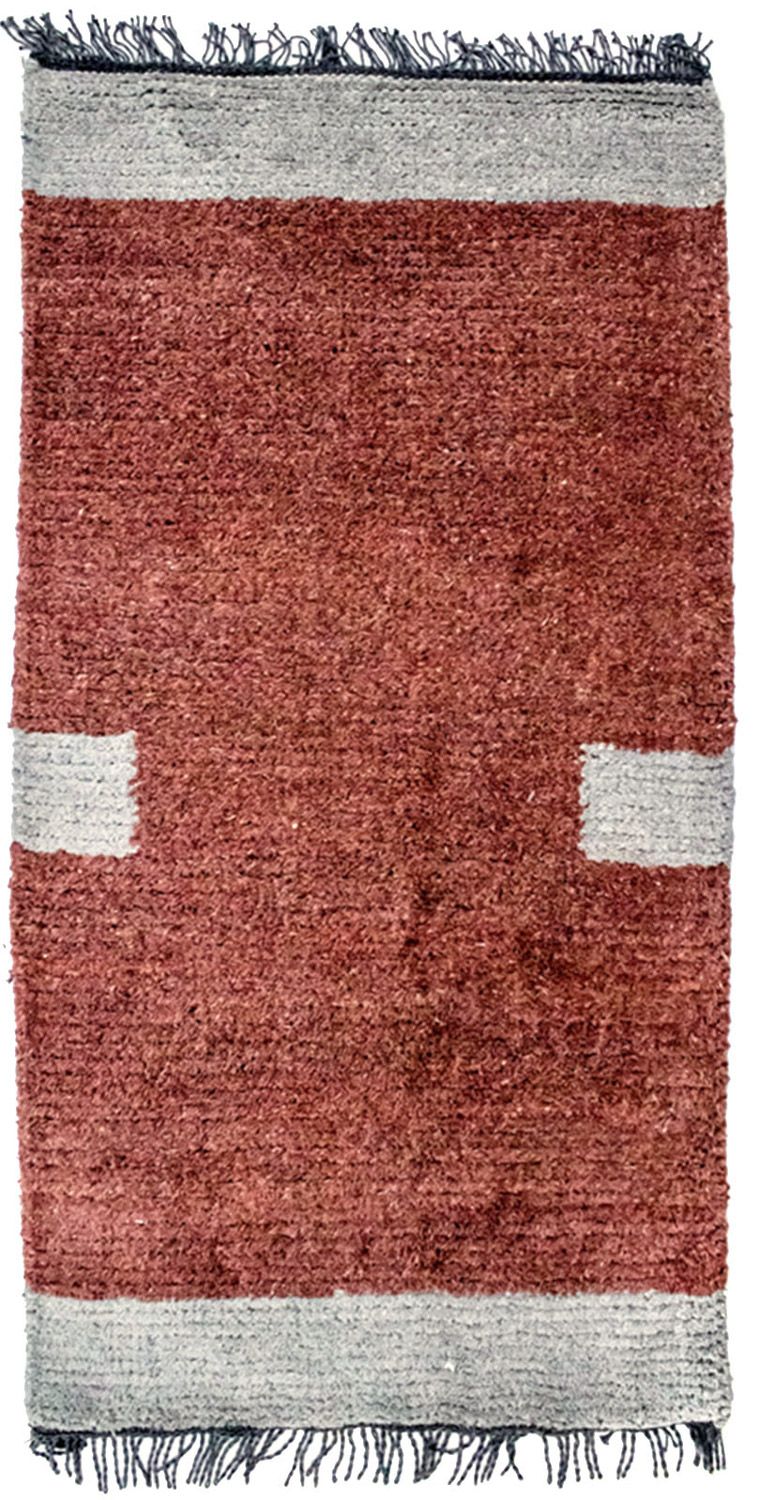 Nepal Teppich 70 x 140 cm - mehrfarbig