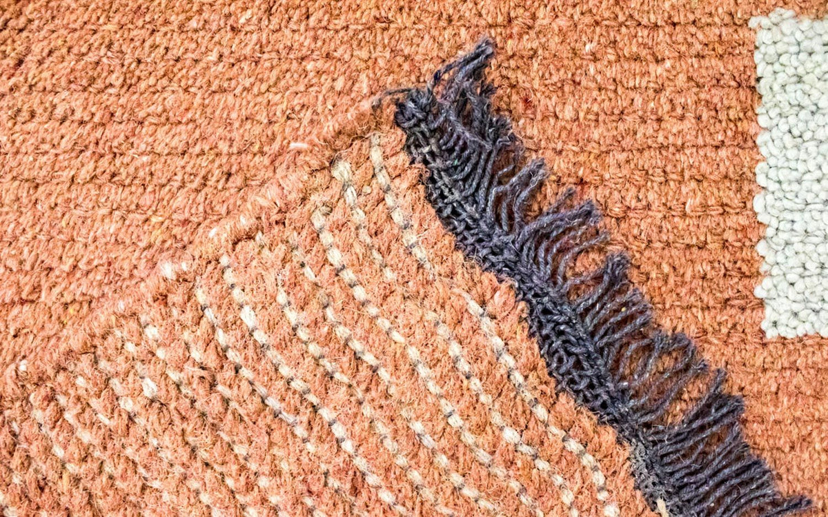 Nepal Teppich 70x140cm - Wollteppich - mehrfarbig