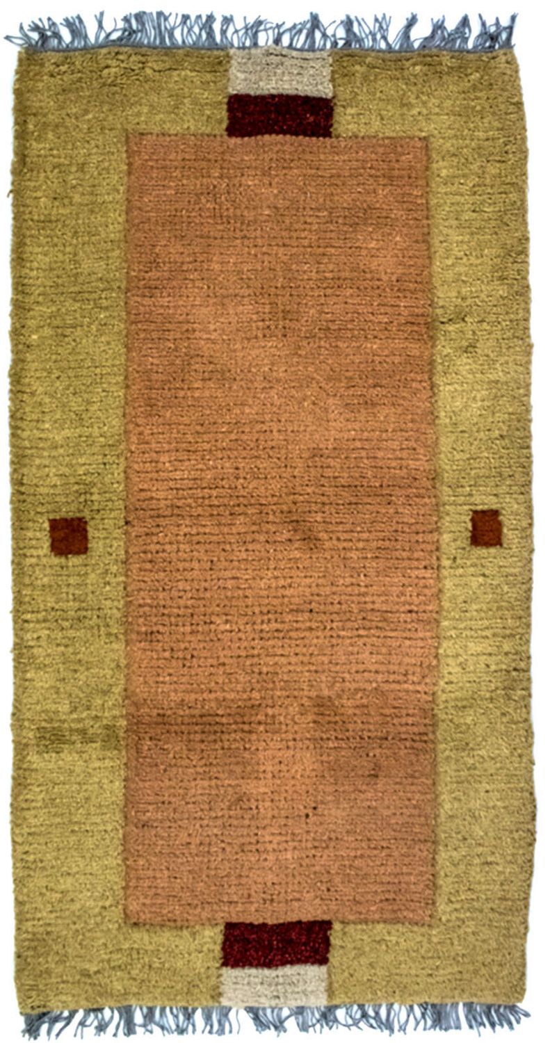Nepal Teppich 70 x 140 cm - mehrfarbig