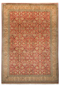 Kaschmir Seide Teppich 211x311cm - Orientteppich - rot – product image