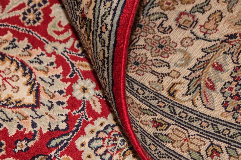 Kaschmir Seide Teppich 211x311cm - Orientteppich - rot