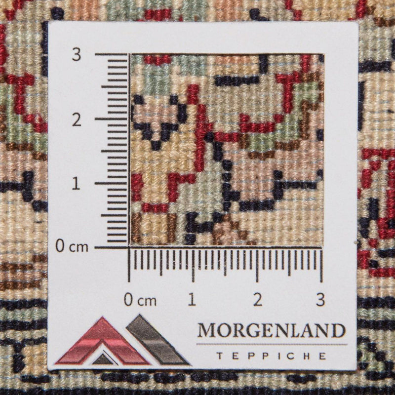 Kaschmir Seide Teppich 211x311cm - Orientteppich - rot
