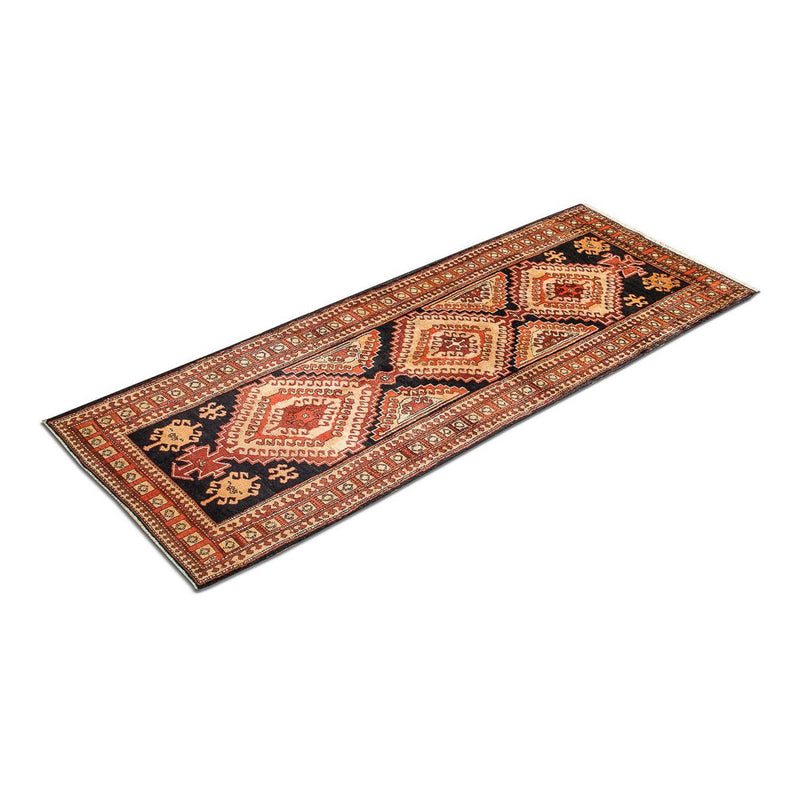 Ardebil Teppich 117x318cm - Perserteppich - dunkelblau