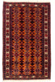 Belutsch Teppich 100x174cm - Orientteppich - senfgelb