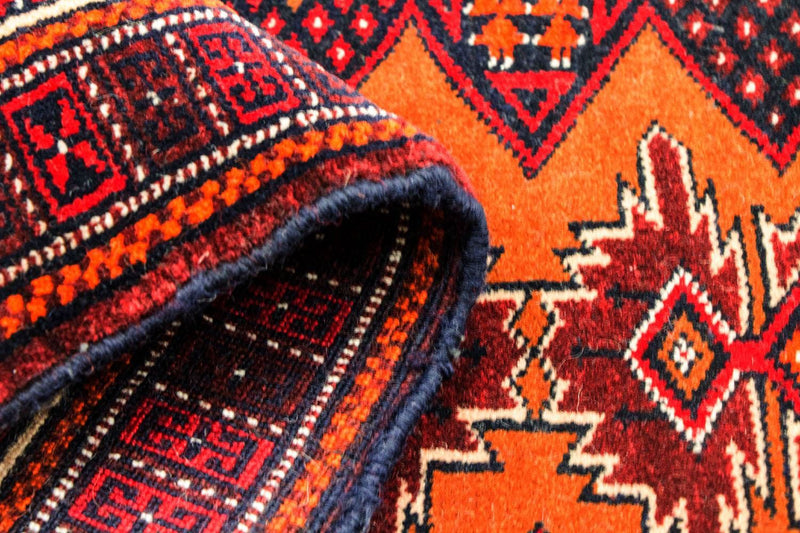 Belutsch Teppich 100x174cm - Orientteppich - senfgelb