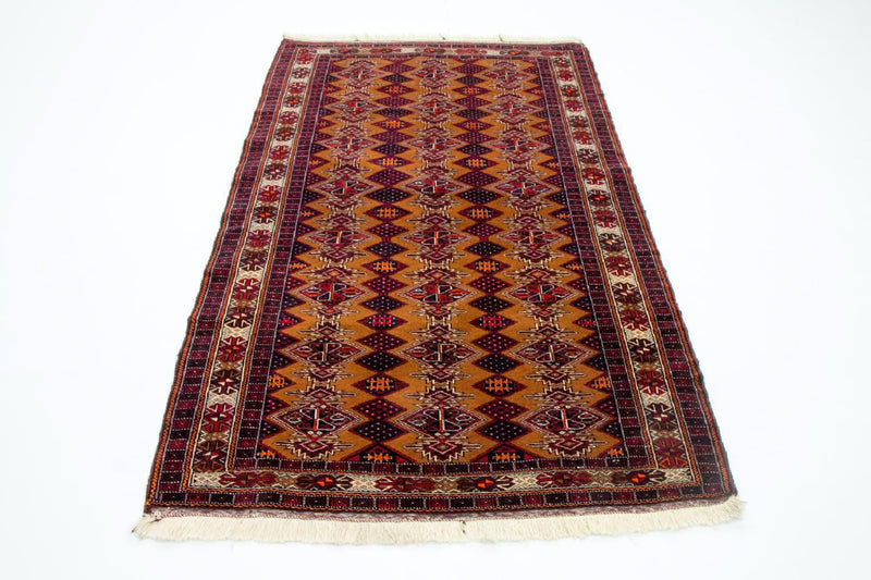 Belutsch Teppich 100x174cm - Orientteppich - senfgelb