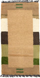 Nepal Teppich 70x140cm - Wollteppich - braun