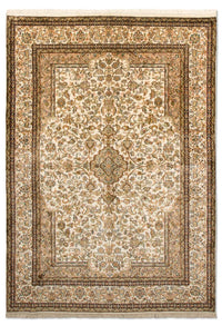 Kaschmir Seide Teppich 126x186cm - Orientteppich - beige – product image