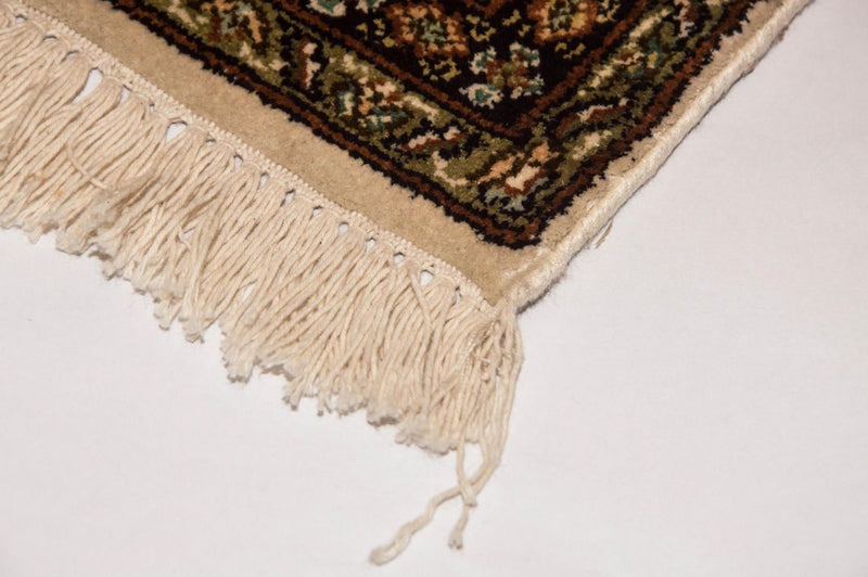 Kaschmir Seide Teppich 126x186cm - Orientteppich - beige