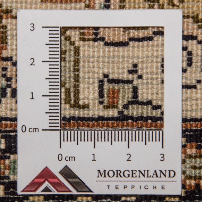 Kaschmir Seide Teppich 126x186cm - Orientteppich - beige