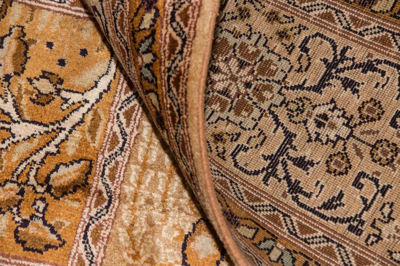 Kaschmir Seide Teppich 157x240cm - Orientteppich - beige