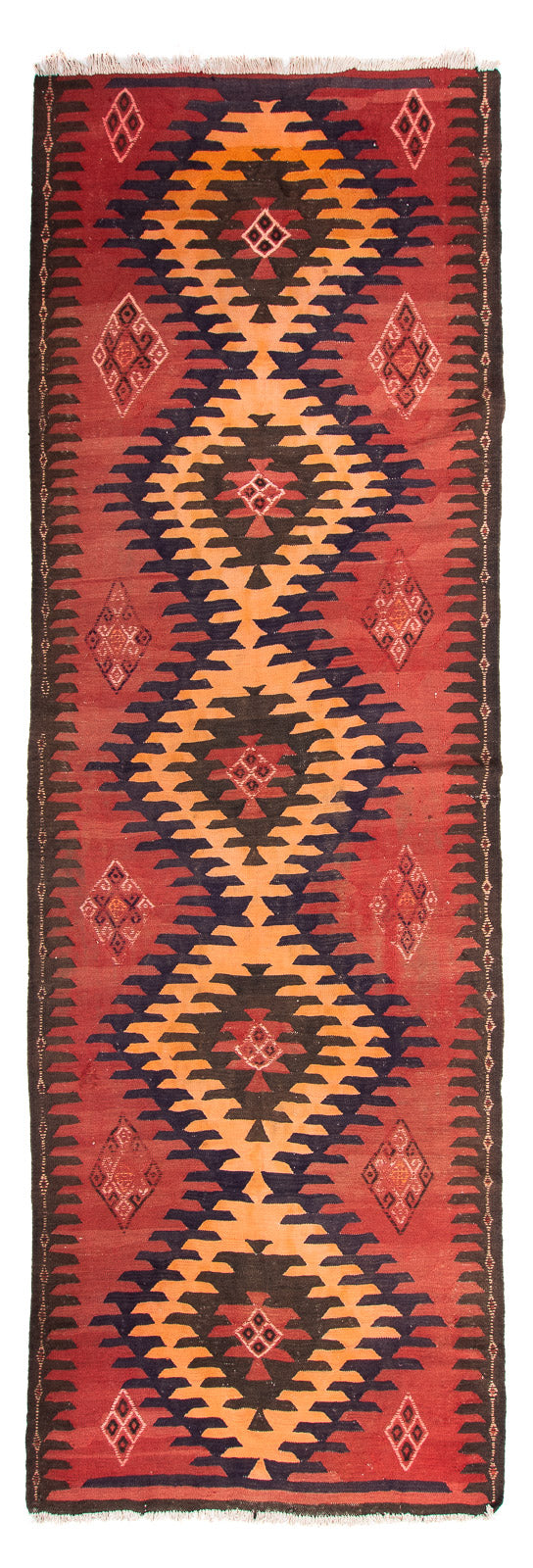Kelim Teppich - Old 145 x 395 cm - mehrfarbig