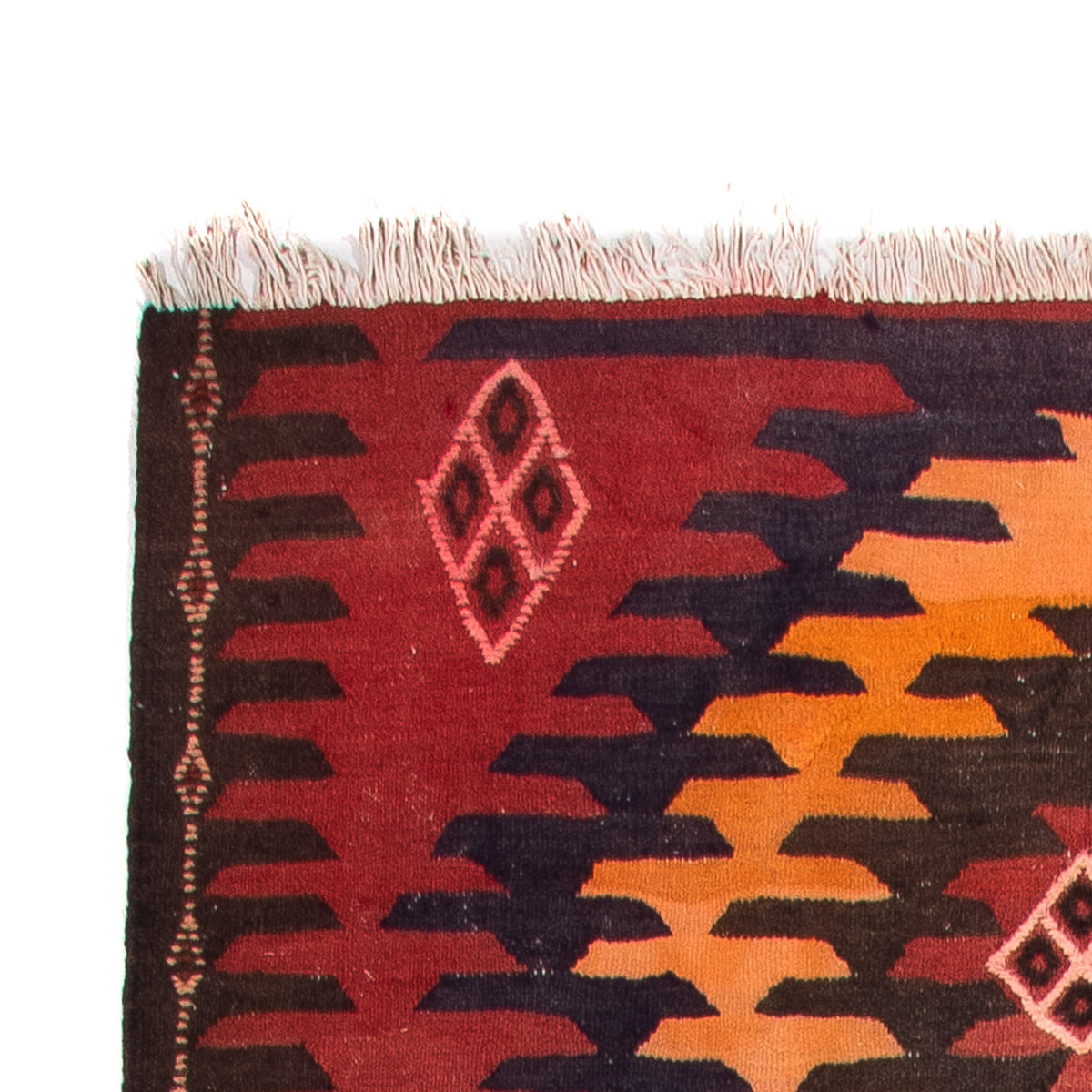 Kelim Teppich - Old 145 x 395 cm - mehrfarbig