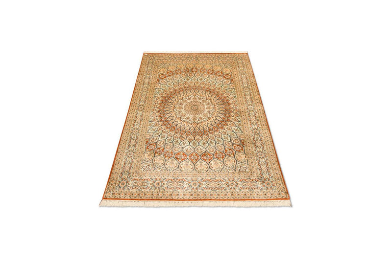 Kaschmir Seide Teppich 120x194cm - Orientteppich - mehrfarbig