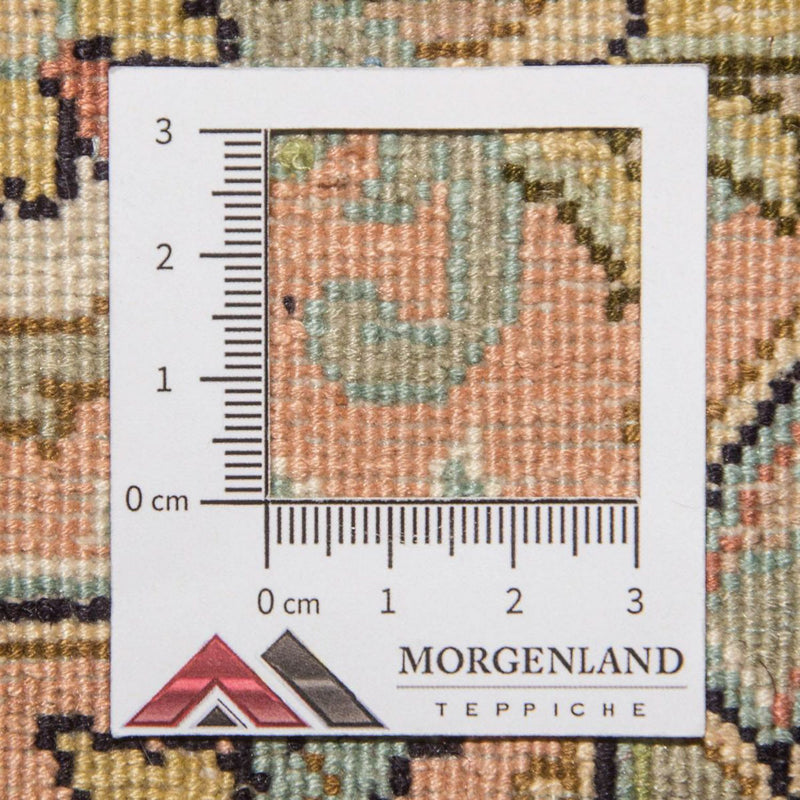 Kaschmir Seide Teppich 243x335cm - Orientteppich - beige